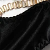Chain Bustier Contrast Mesh Lingerie Garter Set>MICAS Outlet