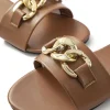 Chain Detail Slippers>MICAS Fashion