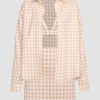 Checked Print Buttons Down Shirt>MICAS Clearance