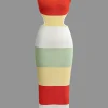 Color Block Backless Cami Knit Dress>MICAS Outlet