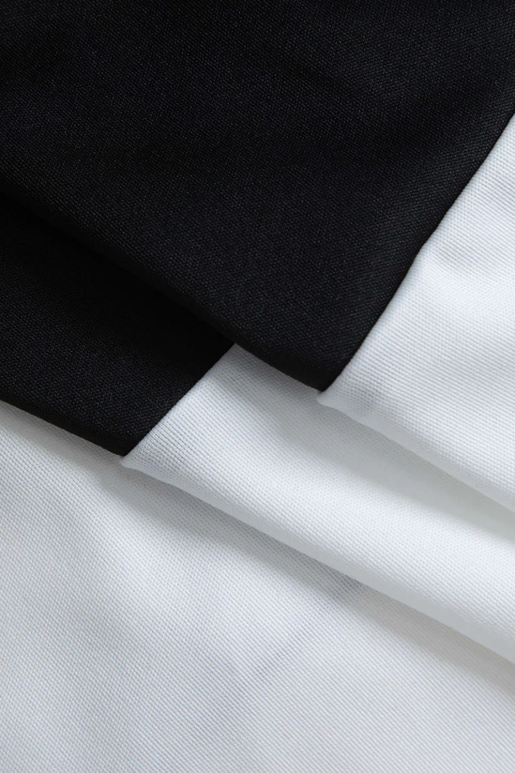 Color Block Button Pocket Skirt Set>MICAS Hot