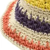 Color Block Crochet Knit Bucket Hat>MICAS Clearance