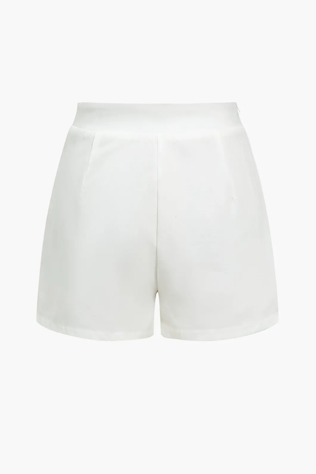 Color Block Cropped Blazer And Button Detail Skort Set>MICAS Online