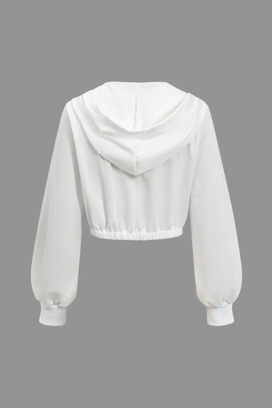 Color Block Denim Patchwork Hooded Zipper Jacket And Trousers Set>MICAS Sale