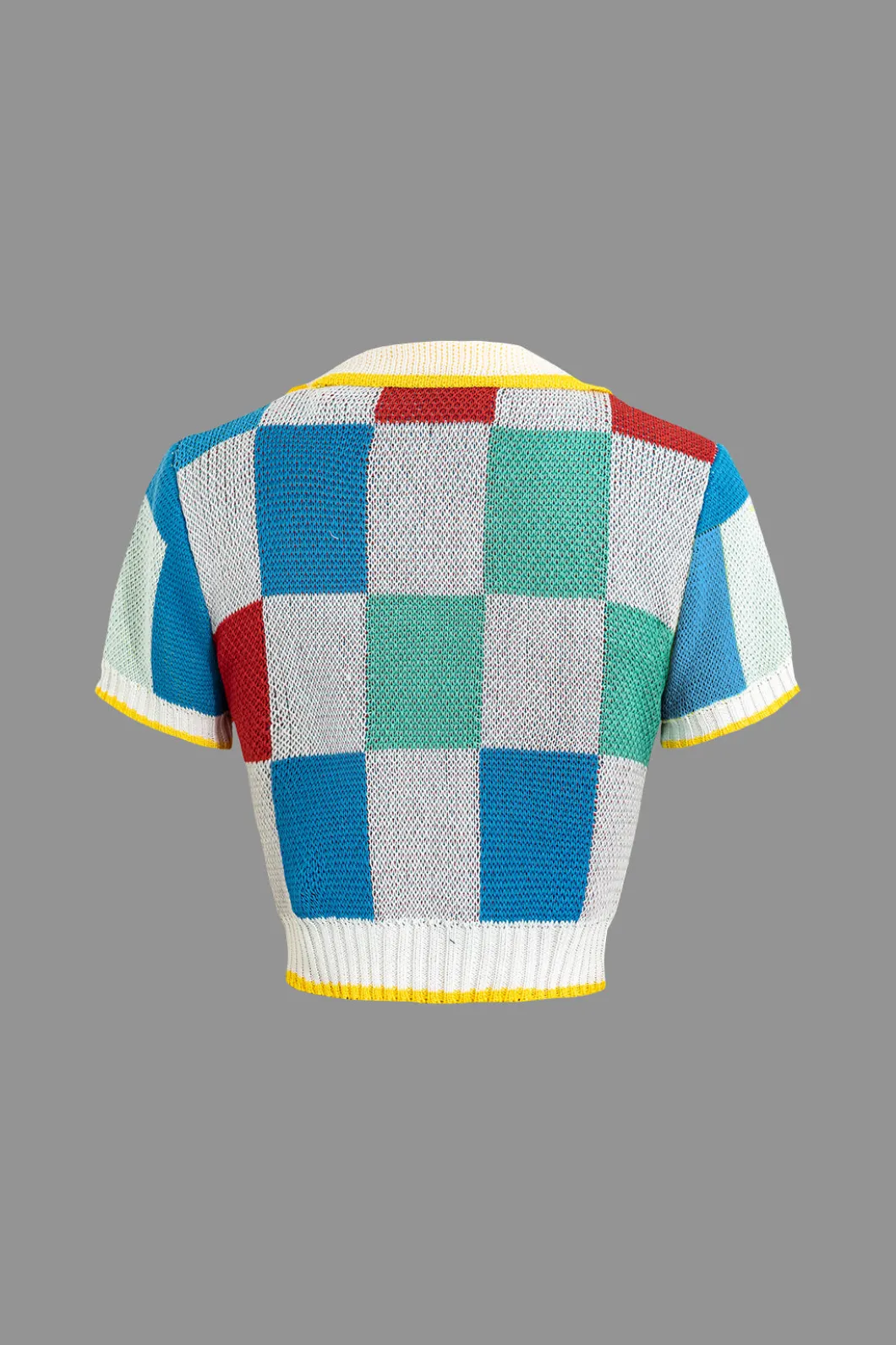 Color Block Knit Top and Split Mini Skirt Set>MICAS Hot