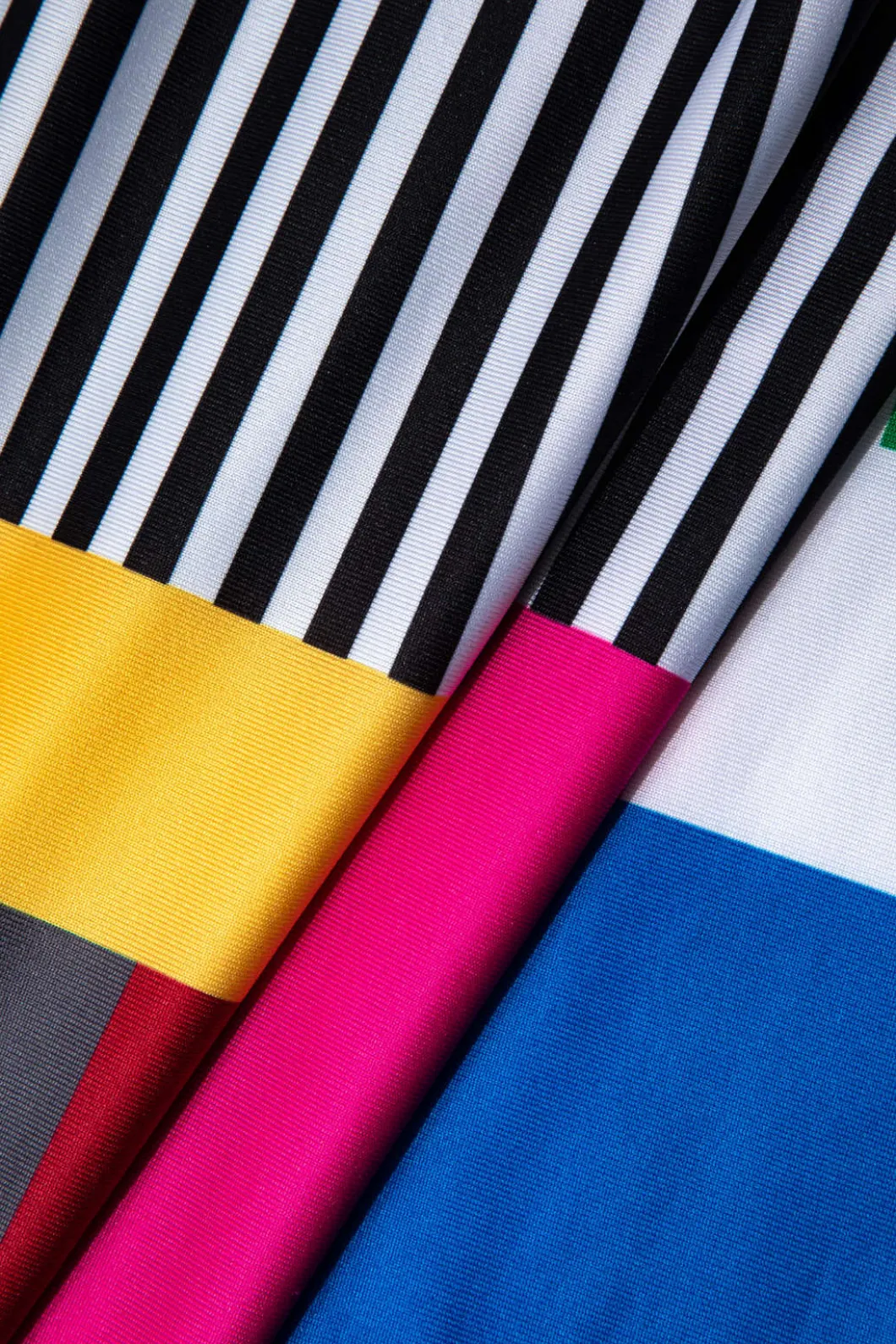 Color Block Patchwork Mock Neck T-shirt>MICAS Sale