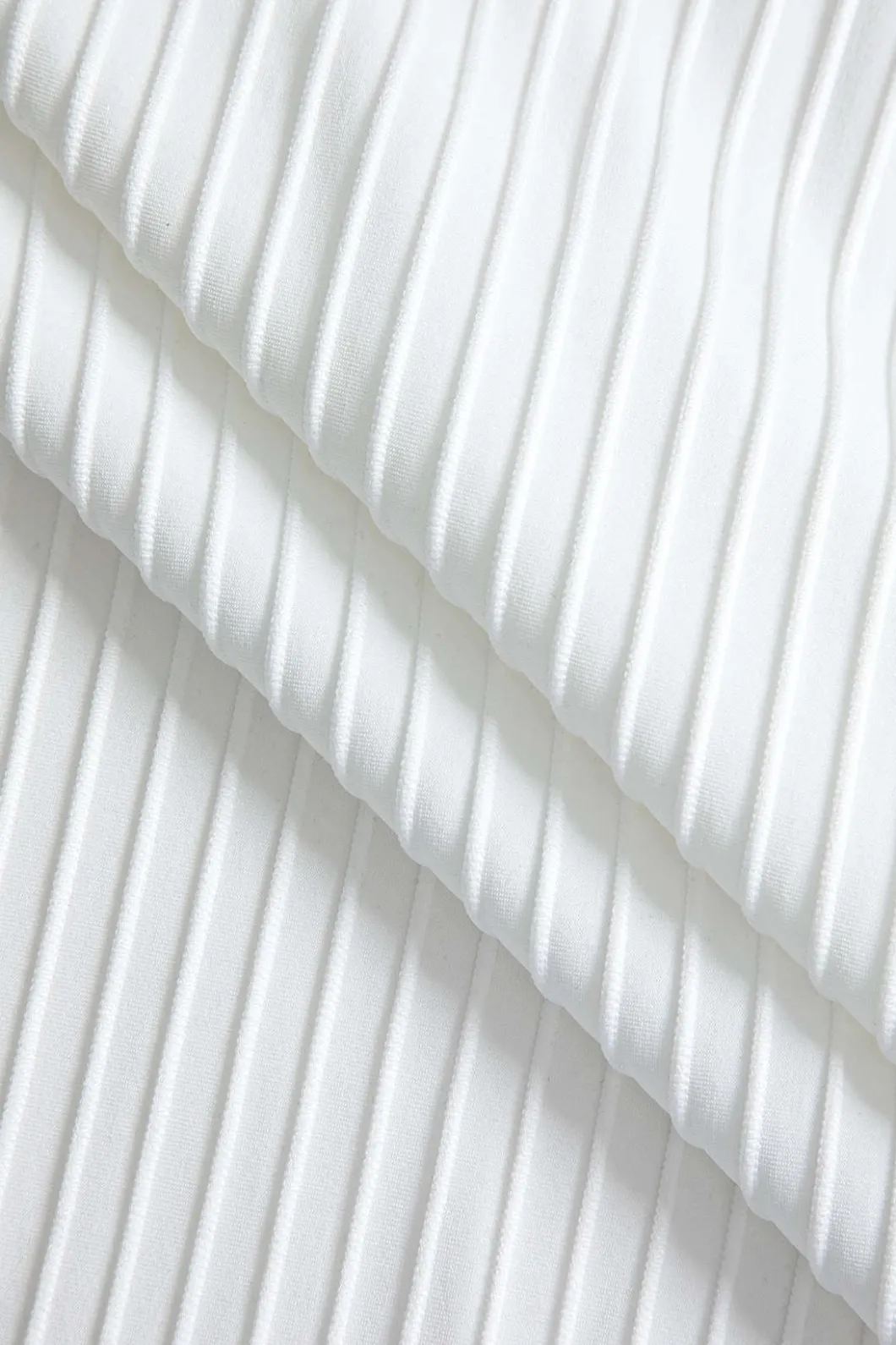 Color Block Pleated Zipper Skirt>MICAS Discount