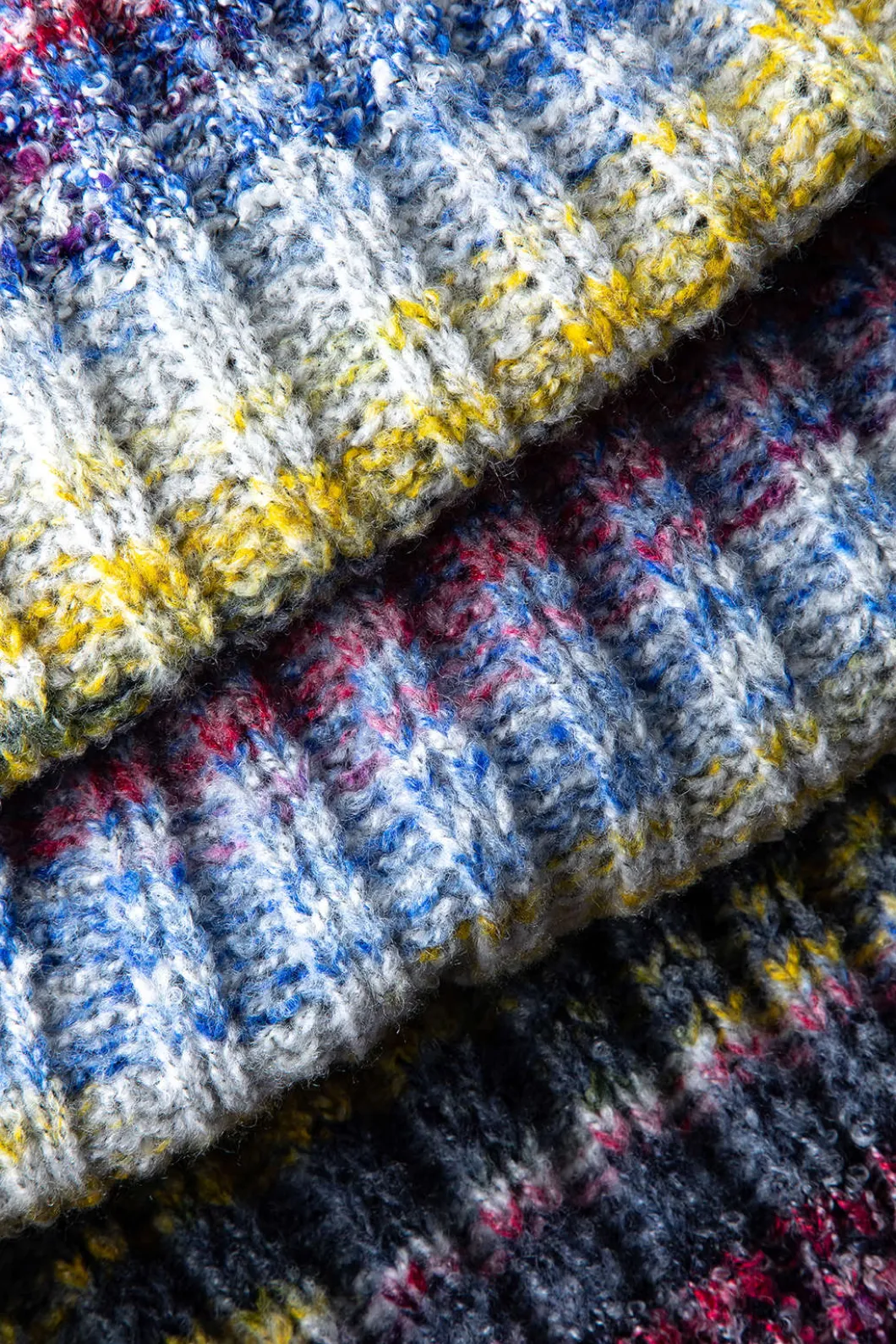 Color Block Sweater Fringe Trim Skirt>MICAS Discount