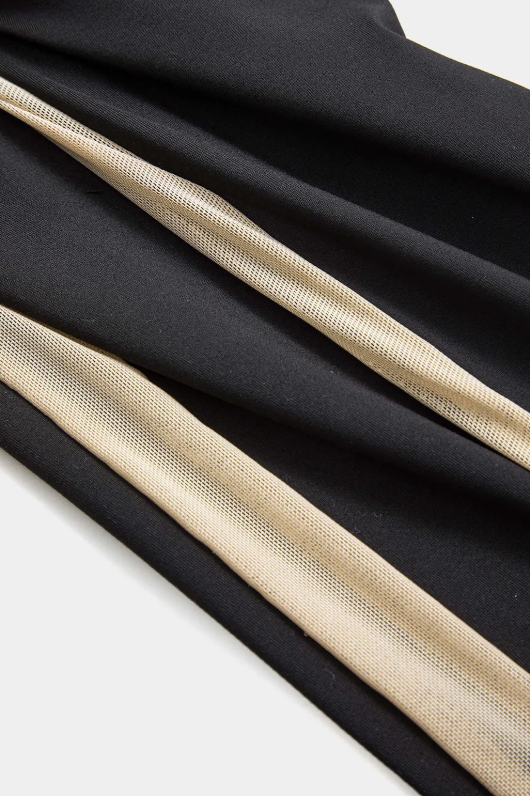 Colorblock Patchwork High Waist Long Sleeve Jumpsuit>MICAS New