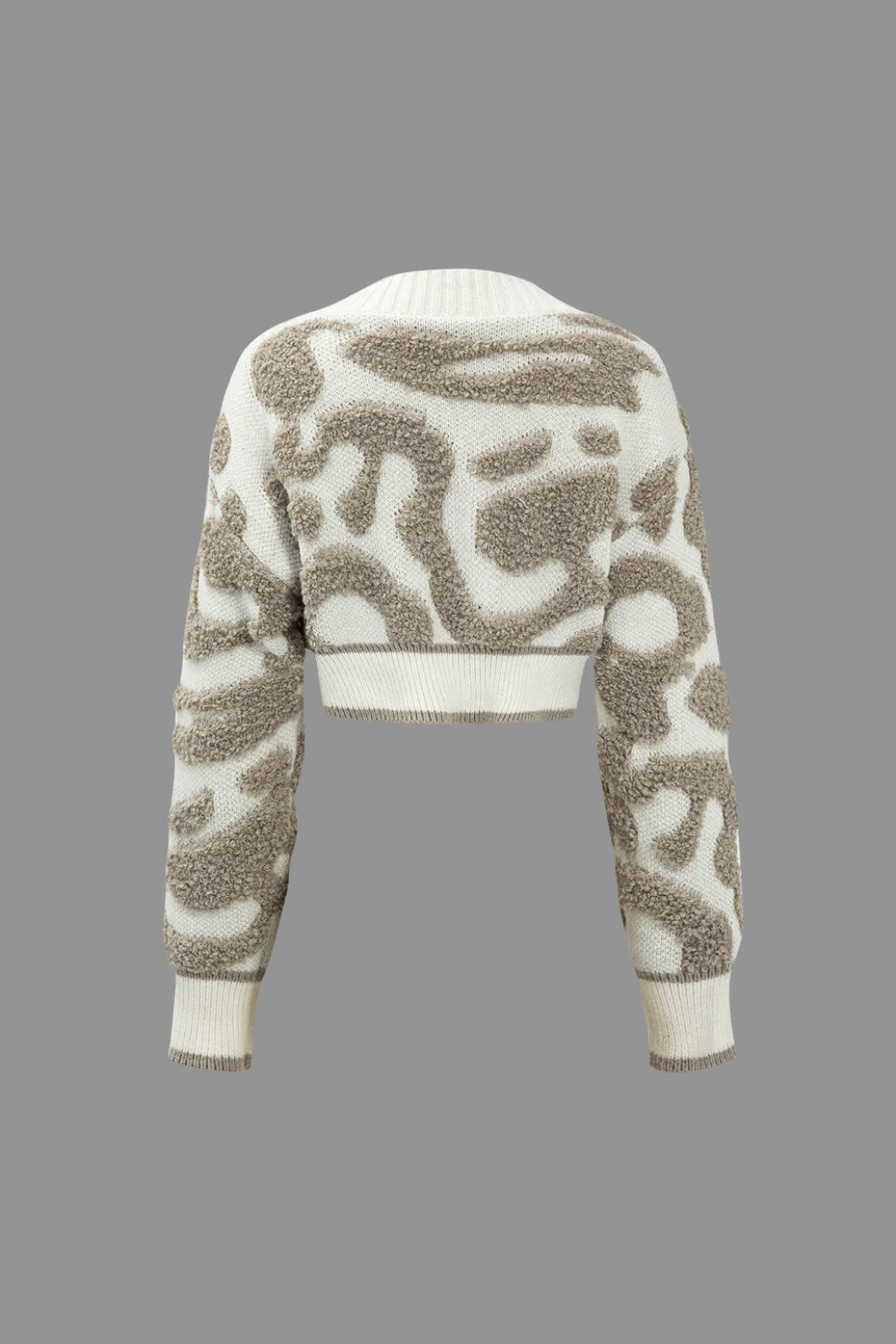 Colorblock V-neck Knit Button Up Cardigan>MICAS Sale