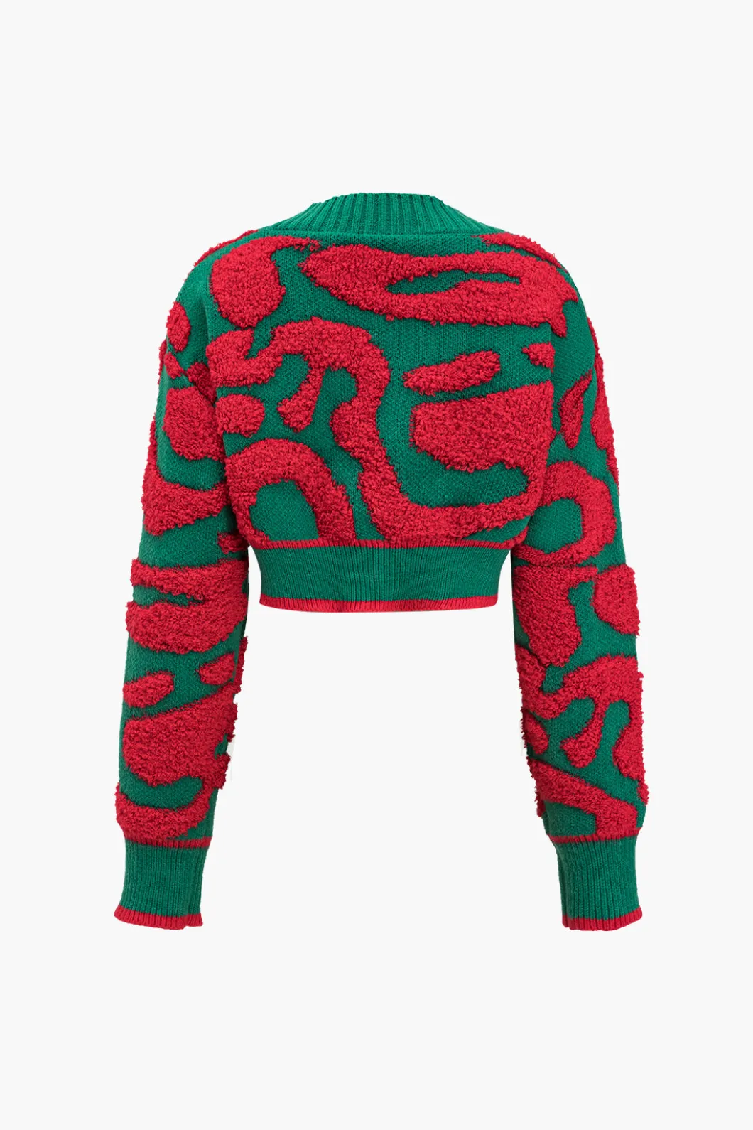 Colorblock V-neck Knit Button Up Cardigan>MICAS Sale