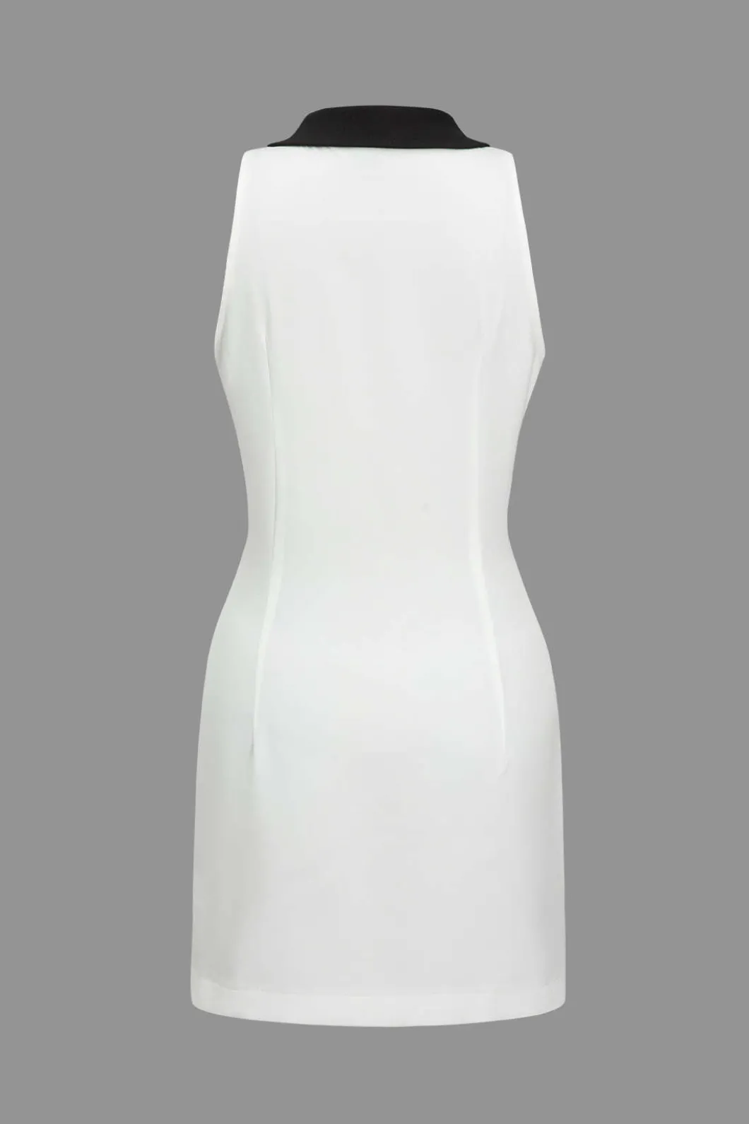 Contrast Button Mini Dress>MICAS Outlet