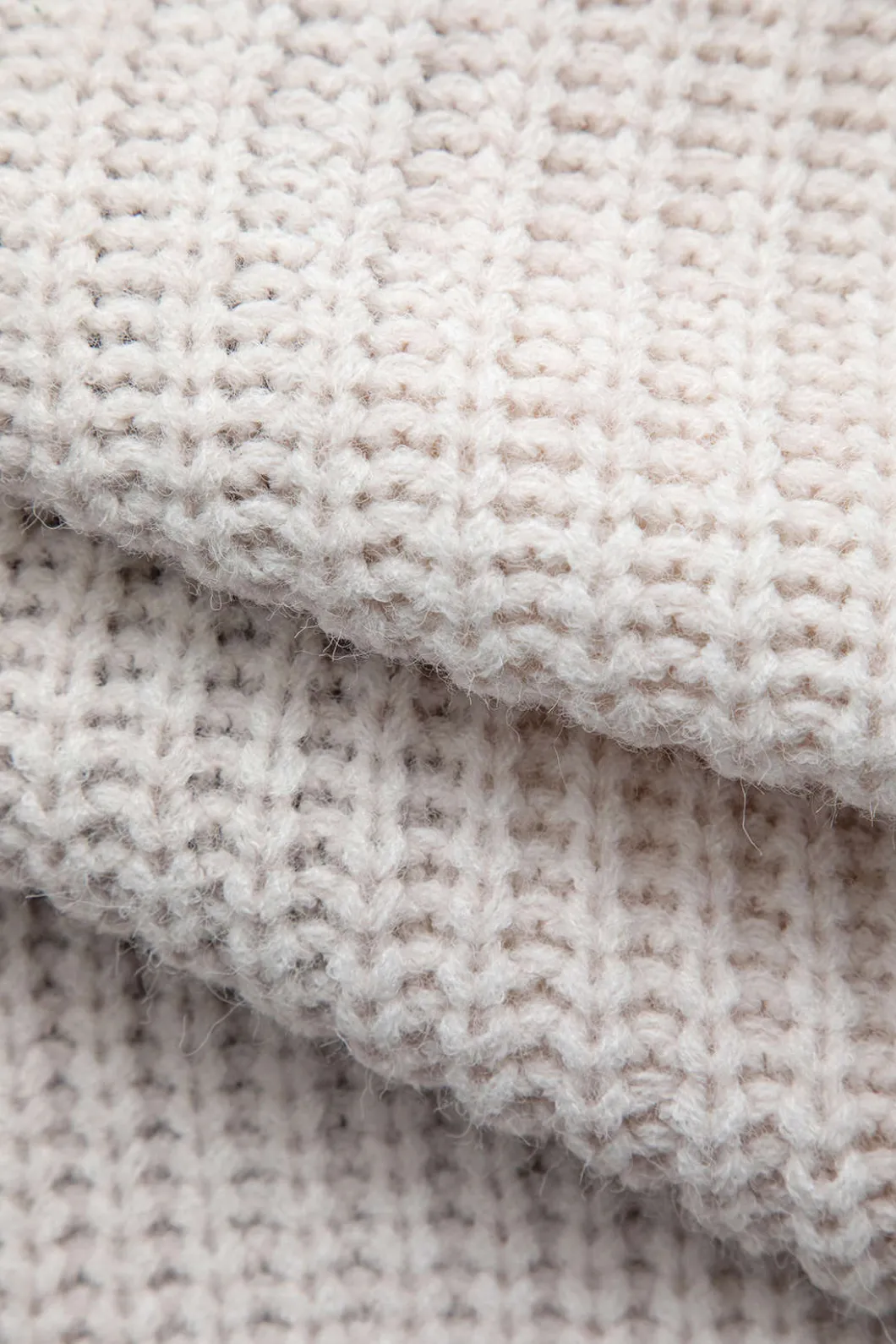 Contrast Denim Stitching Round Neck Sweater>MICAS Fashion