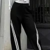 Contrast High Waist Trousers>MICAS Fashion