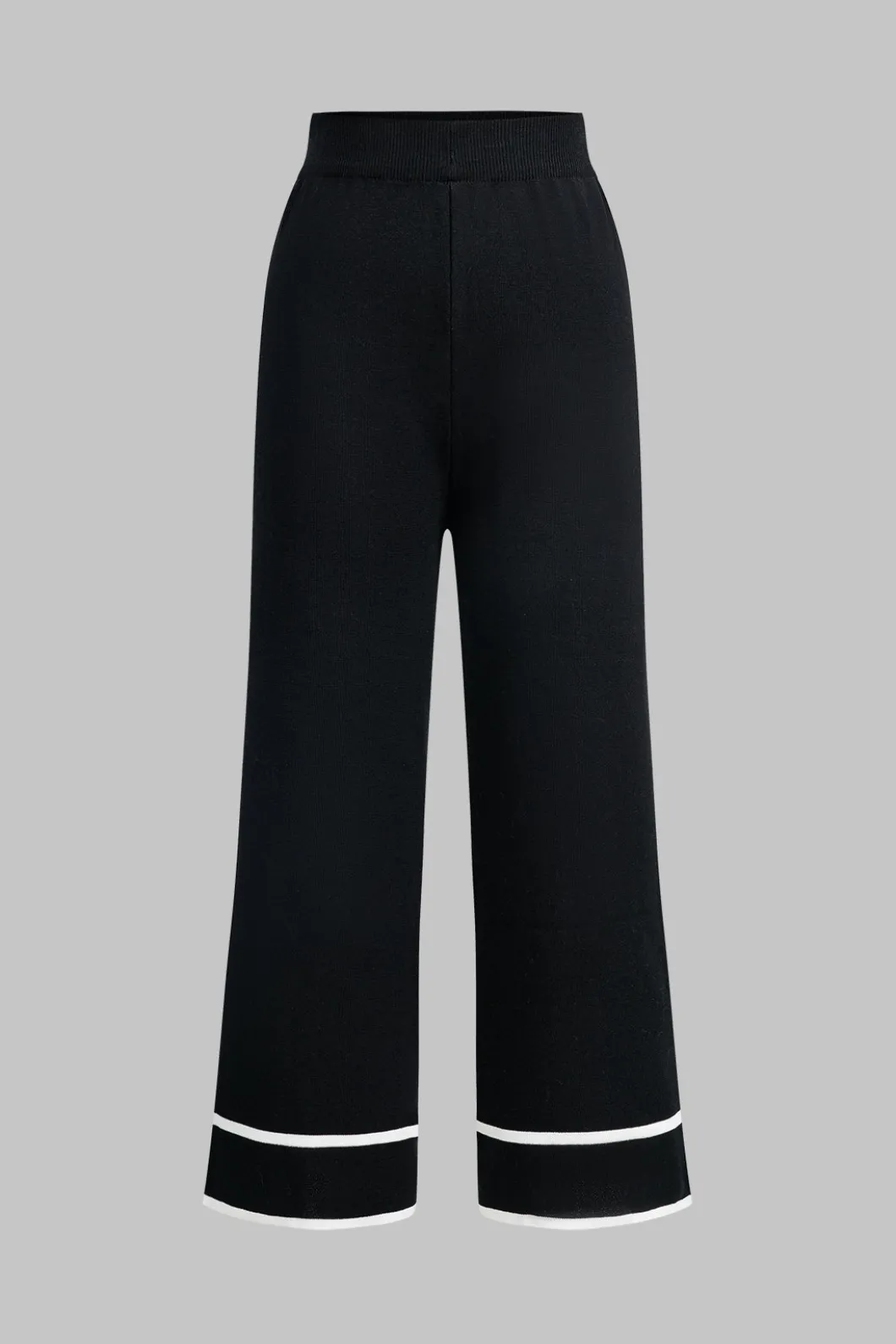 Contrast Knit Button Cardigan And Pants Set>MICAS Best