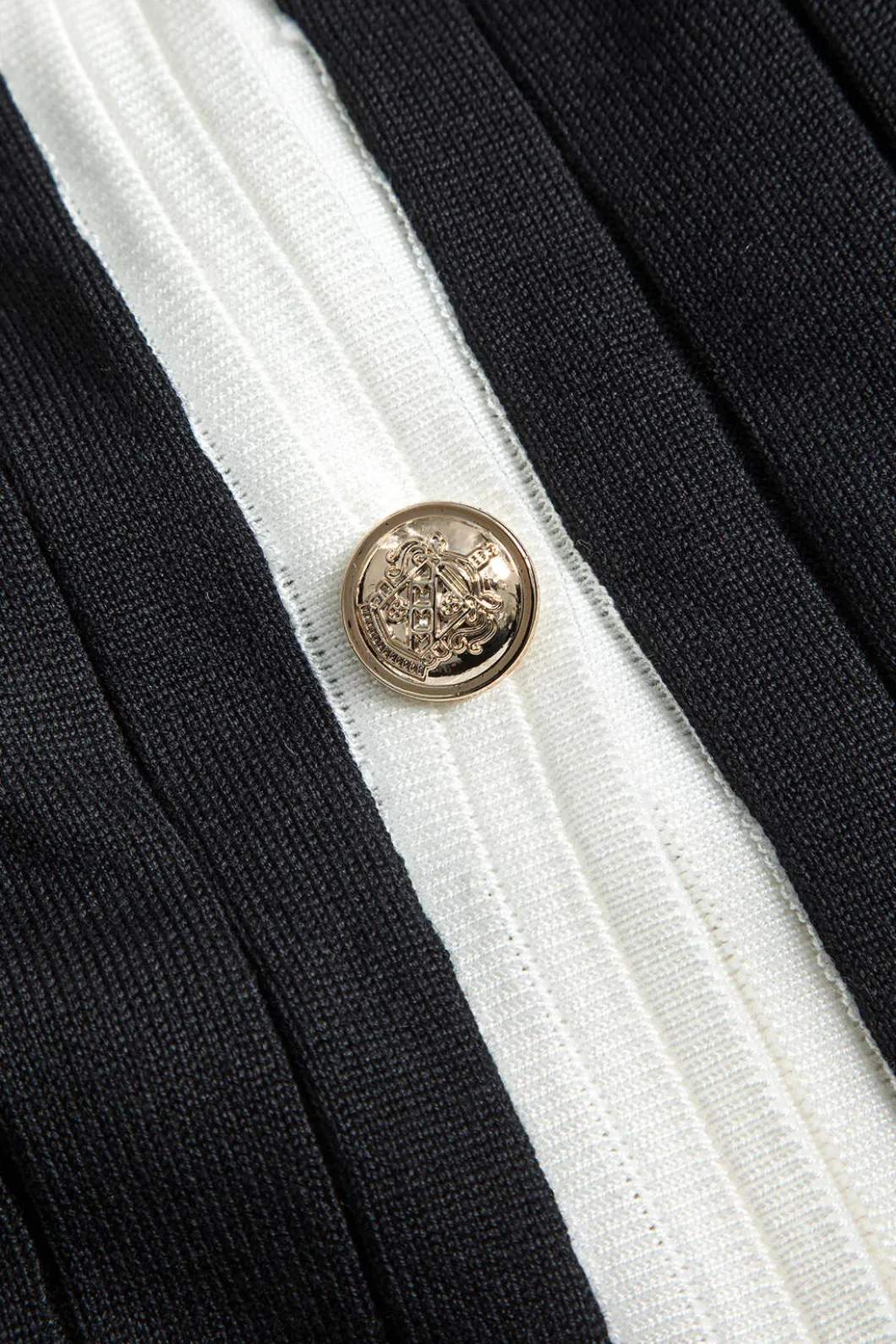 Contrast Knit Button Ruffle Top And Pants Set>MICAS Online