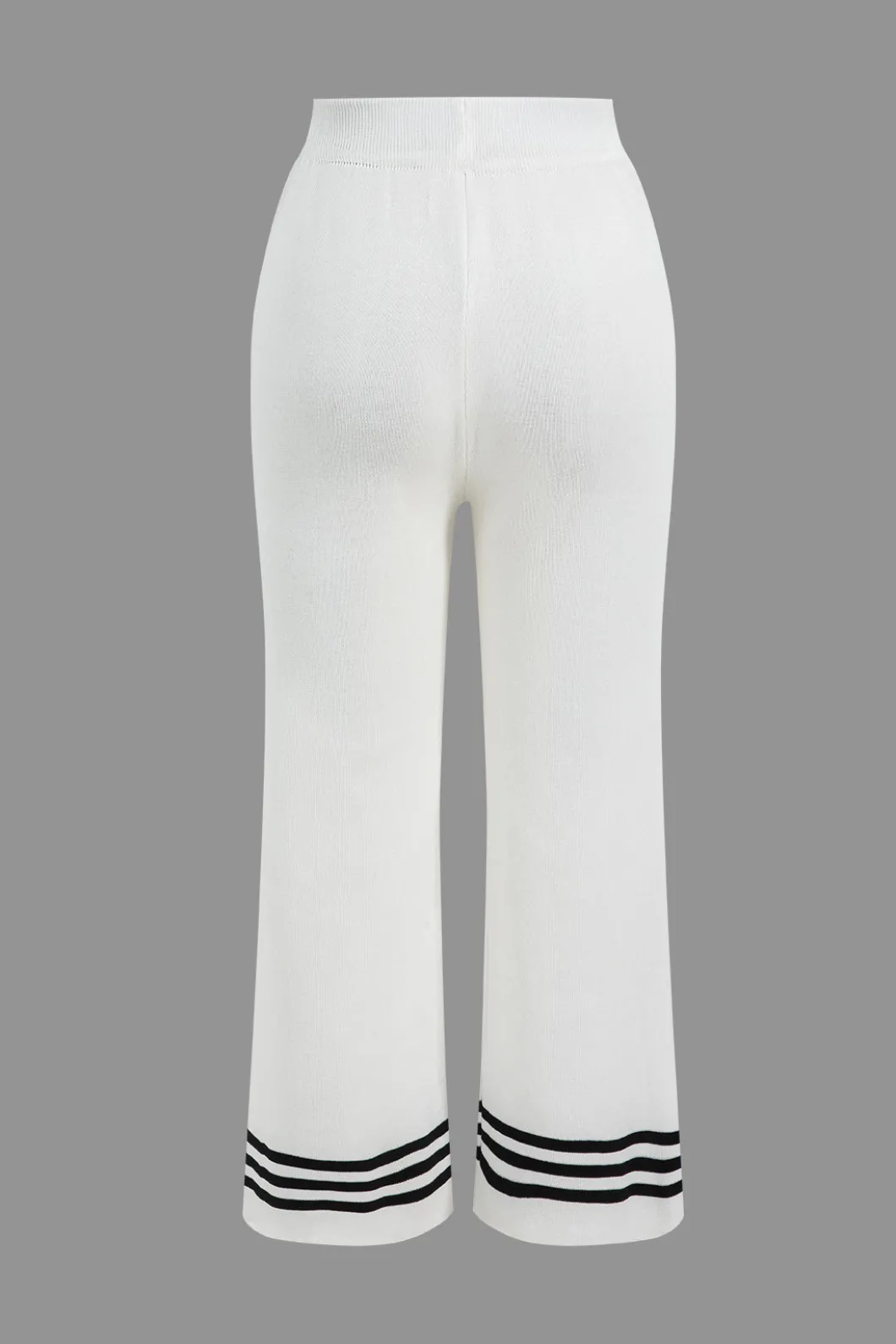 Contrast Knit Button Top And Pants Set>MICAS New