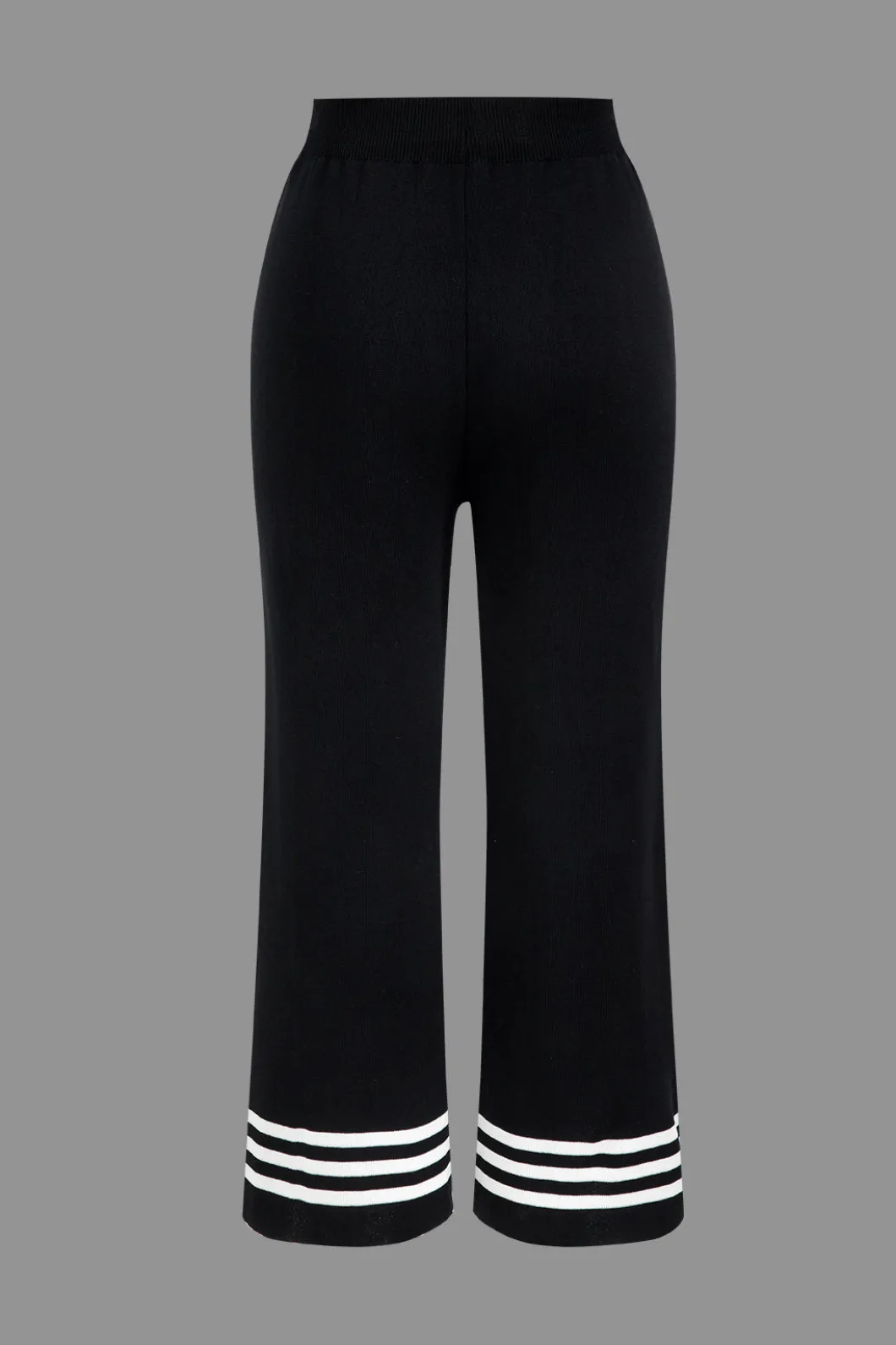 Contrast Knit Button Top And Pants Set>MICAS New