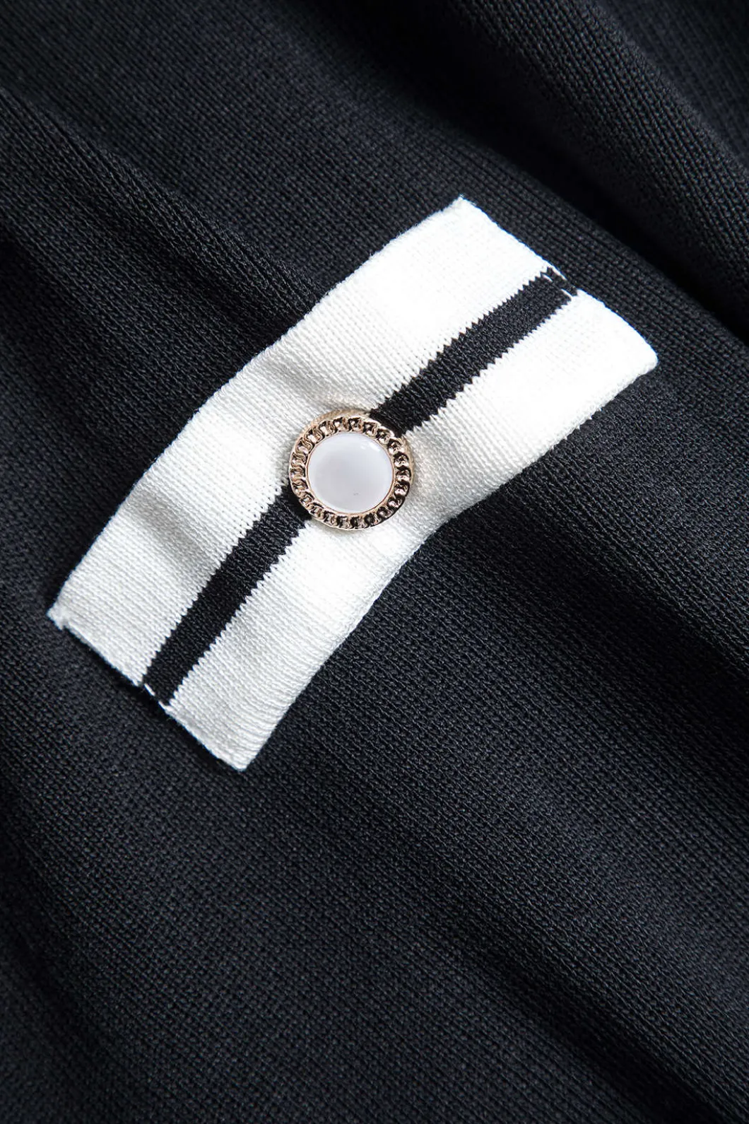 Contrast Knit Button Top And Pants Set>MICAS New