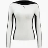 Contrast Knit Long-Sleeve Top>MICAS Hot
