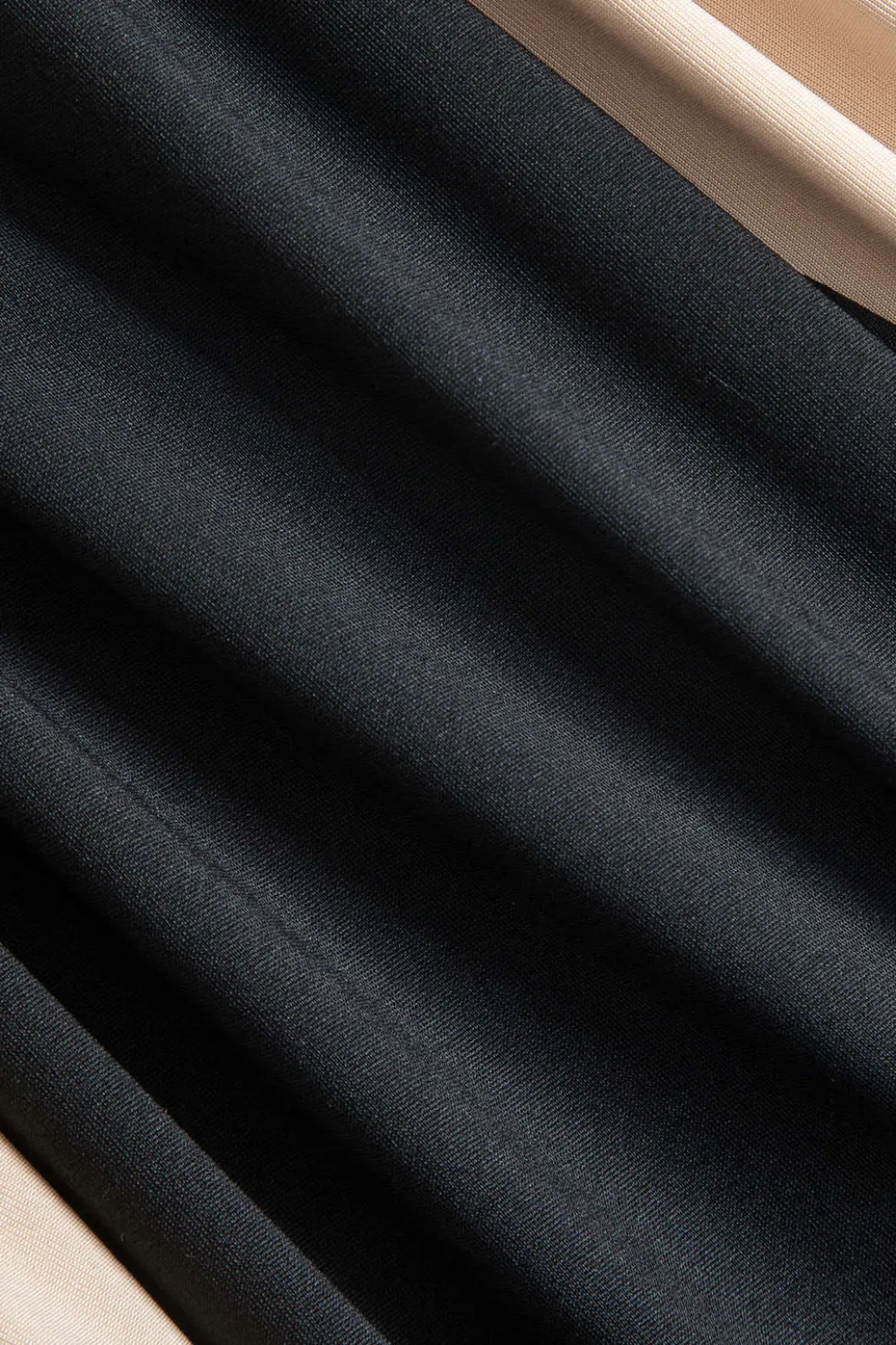 Contrast Patchwork Ruched Long Sleeve Maxi Dress>MICAS Best