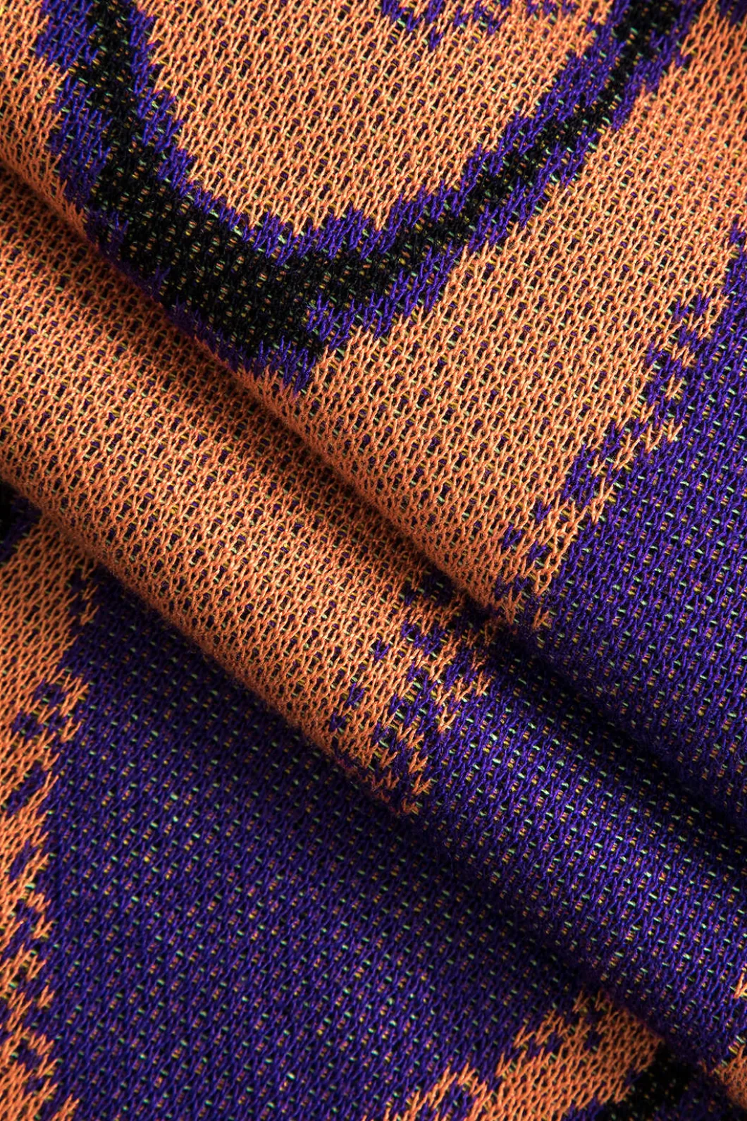 Contrast Print Knit Zipper Back Dress>MICAS Discount