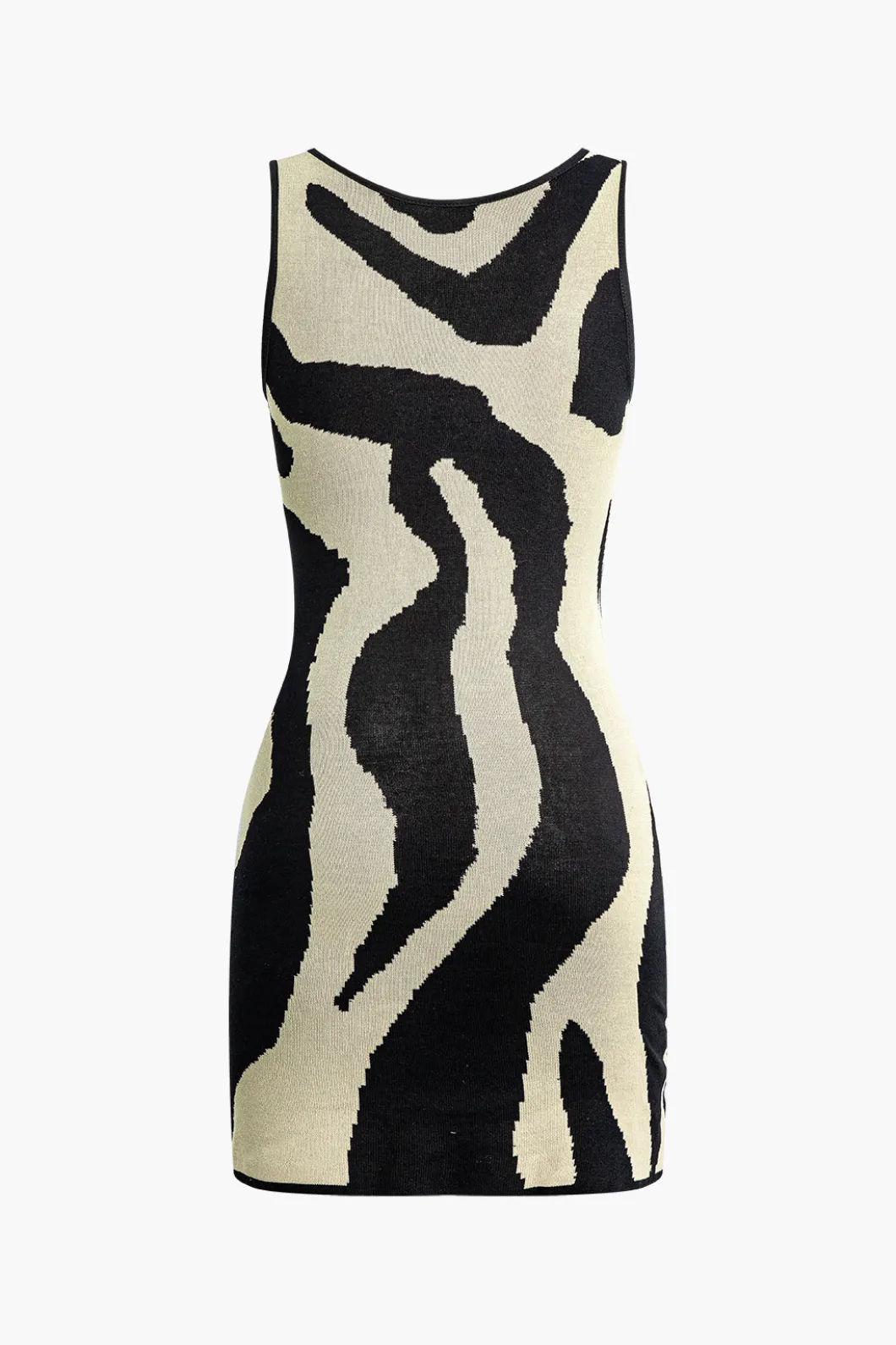 Contrast Sleeveless Knit Mini Dress>MICAS Sale