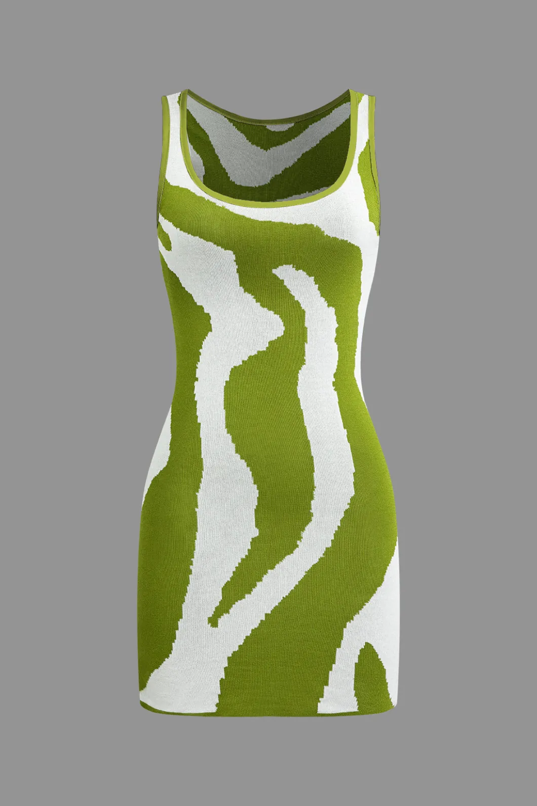 Contrast Sleeveless Knit Mini Dress>MICAS Sale