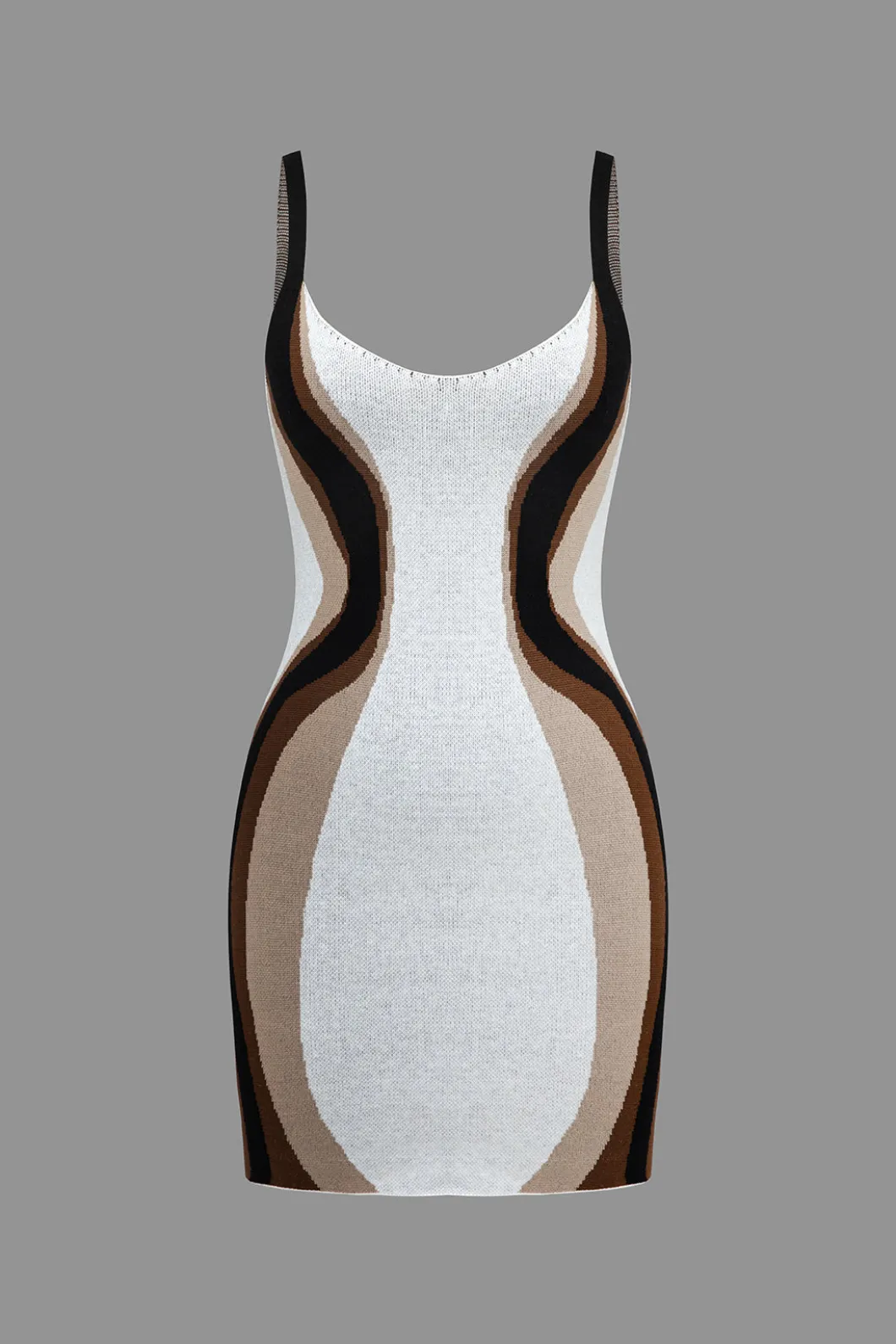 Contrast Slip Knit Mini Dress>MICAS Discount