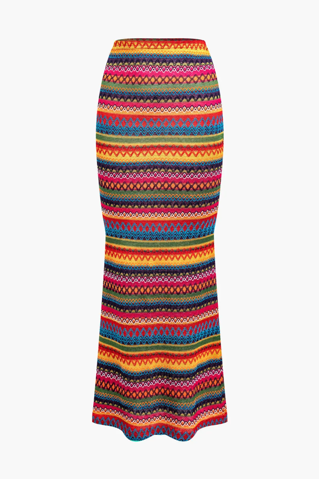 Contrast Stripe Cami Top And Skirt Set>MICAS Fashion