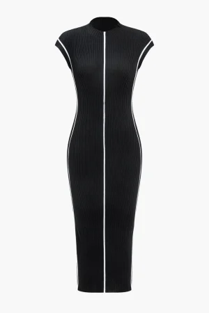 Contrast Sweater Midi Dress>MICAS Clearance