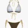 Contrast Tie-Up Bikini Set>MICAS Best