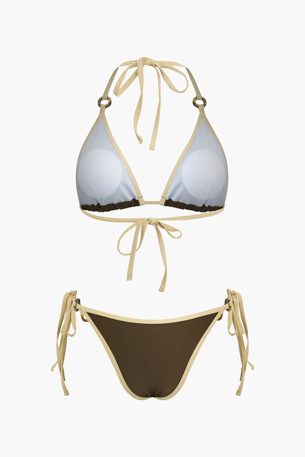 Contrast Tie-Up Bikini Set>MICAS Best