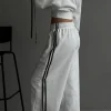 Contrast Tie-Up Wide Leg Trousers>MICAS Best