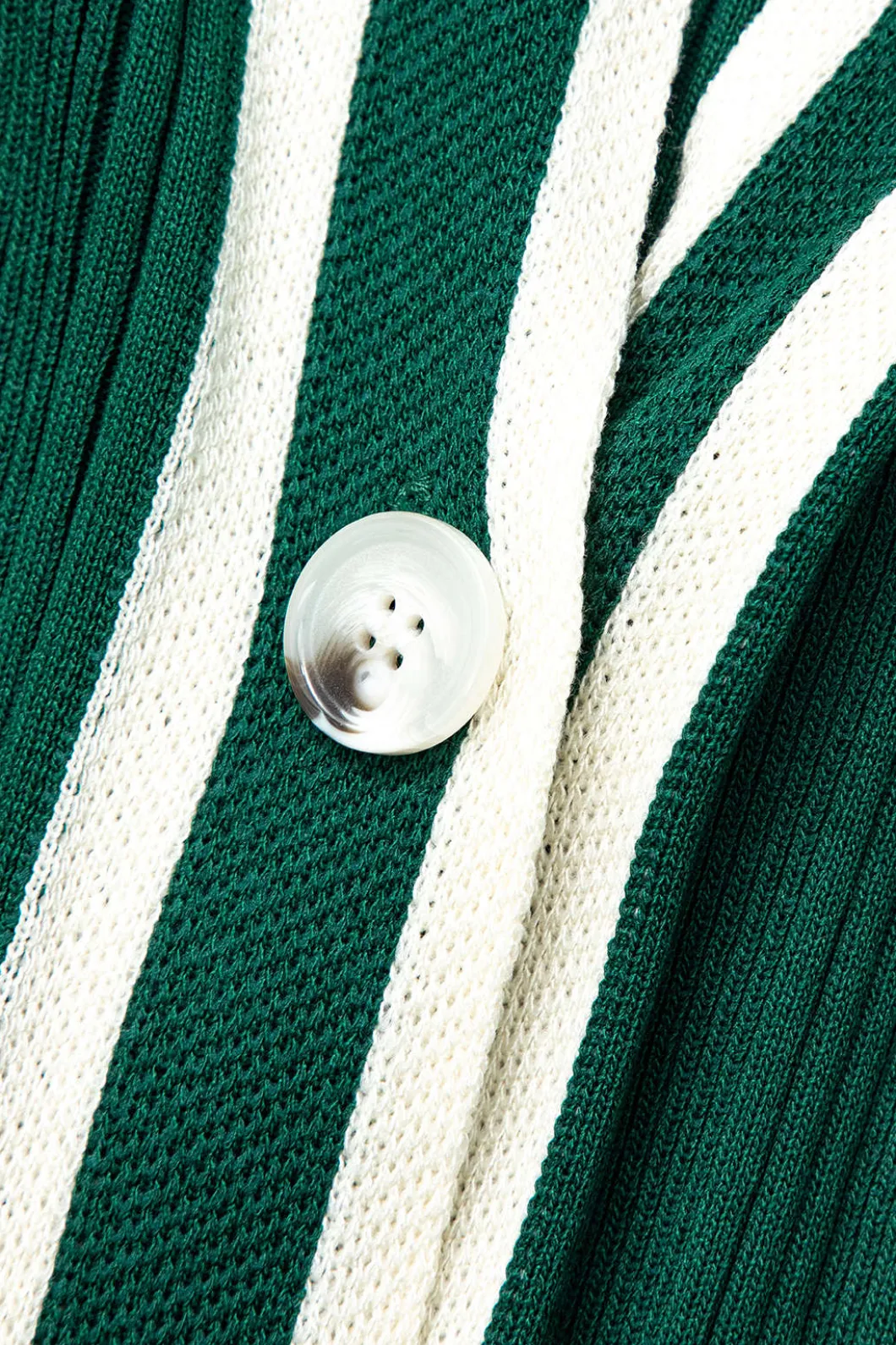 Contrast Trim Button Down Knitted Dress>MICAS Hot