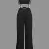 Contrast Trim Tube Top And Trouser Set>MICAS Best