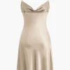 Cowl Neck Slip Dress Lingerie>MICAS Sale