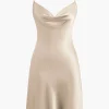 Cowl Neck Slip Dress Lingerie>MICAS Sale