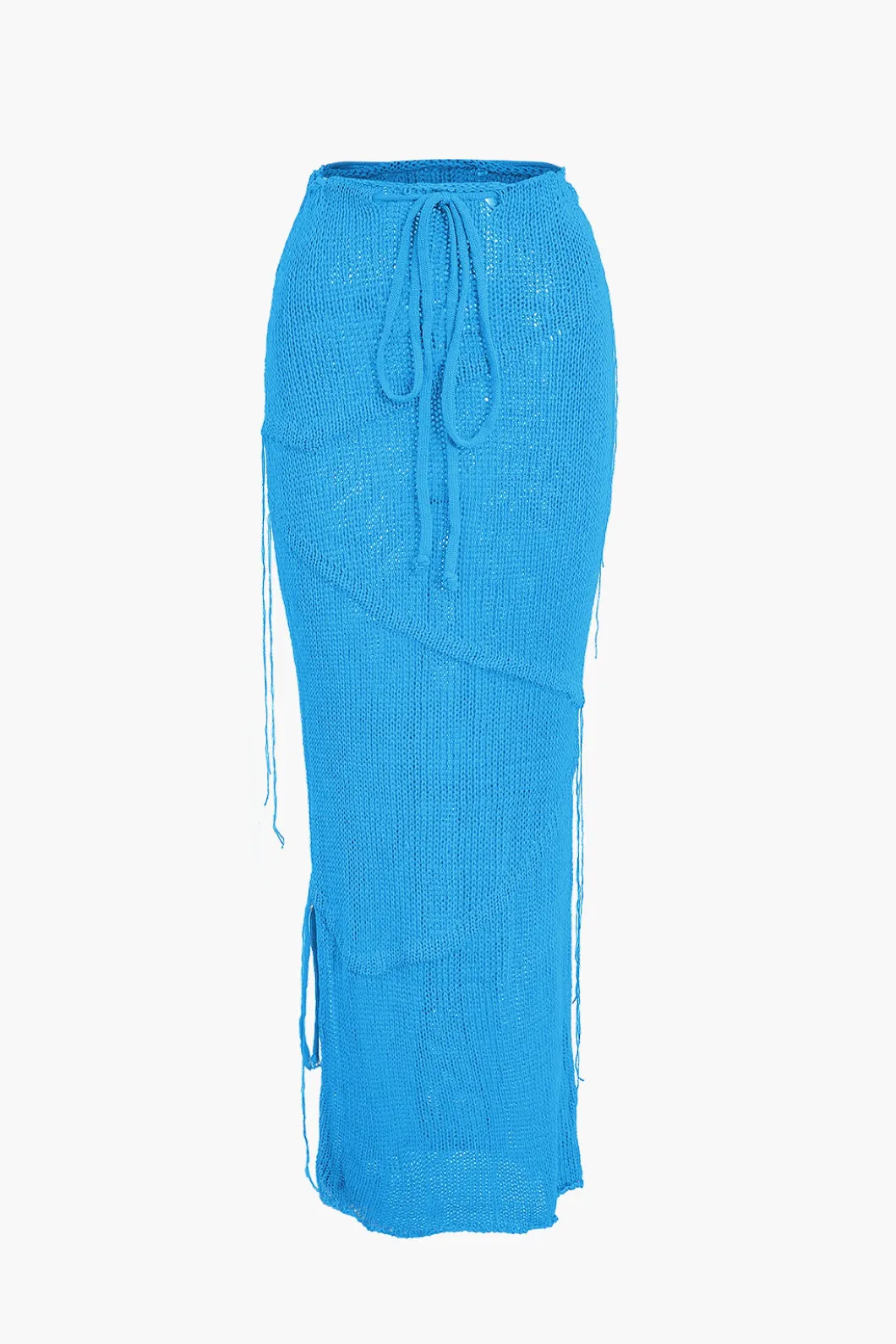 Crochet Backless Tube Top And Split Skirt Set>MICAS Clearance