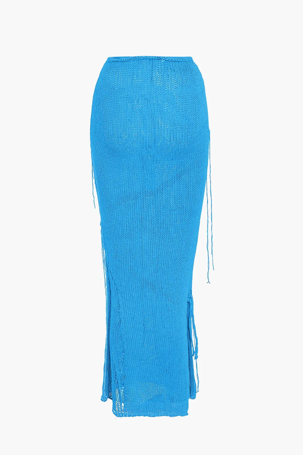 Crochet Backless Tube Top And Split Skirt Set>MICAS Clearance