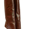 Crocodile Faux Leather Stiletto Pointed Toe Knee High Boots>MICAS Hot