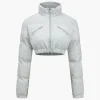 Cropped Zipper Puffer>MICAS Sale