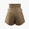 Cross Waist Tailored Shorts>MICAS New