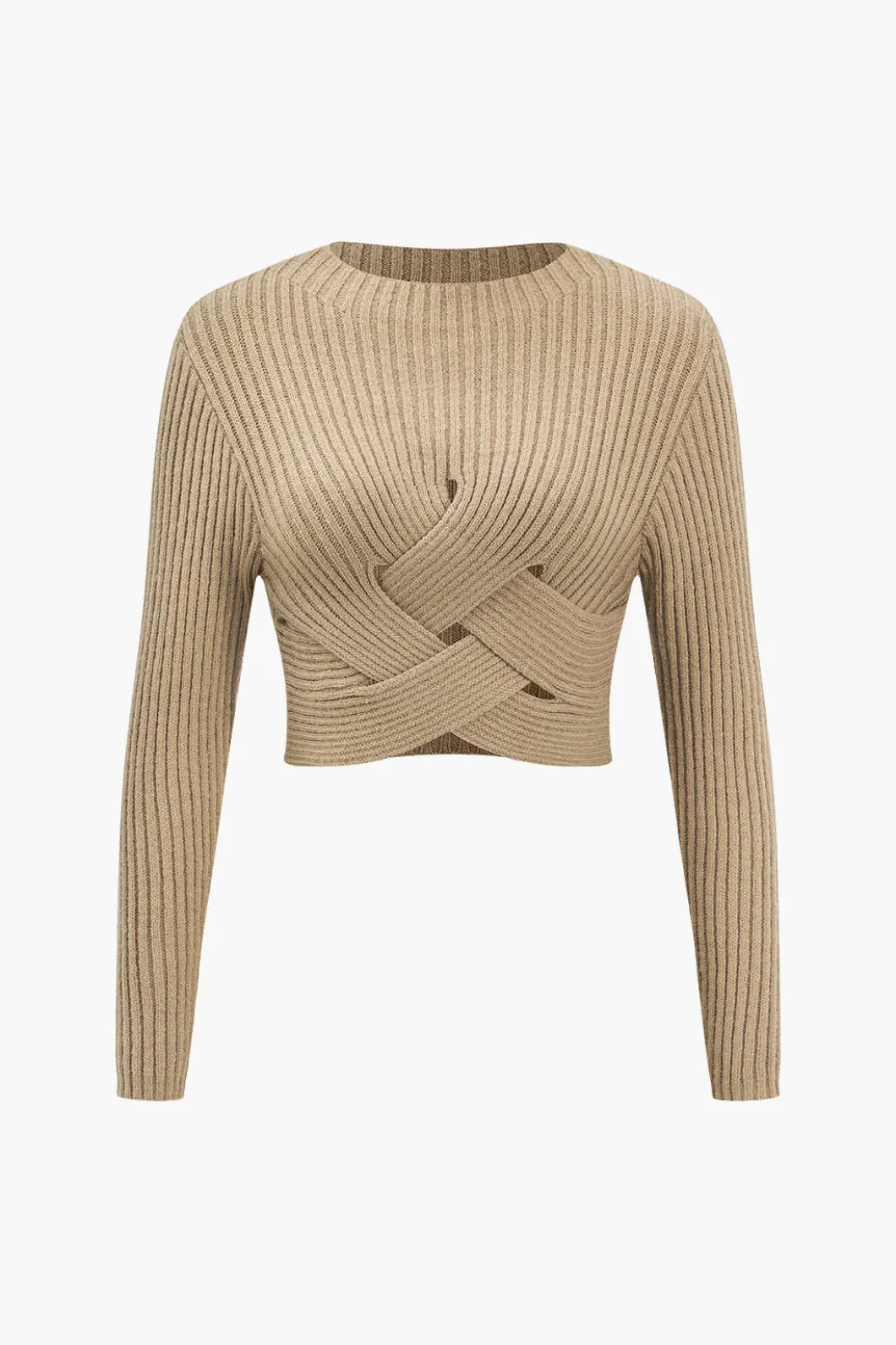 Crossed Sweater Long-Sleeve Top>MICAS Discount