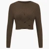 Crossed Sweater Long-Sleeve Top>MICAS Discount