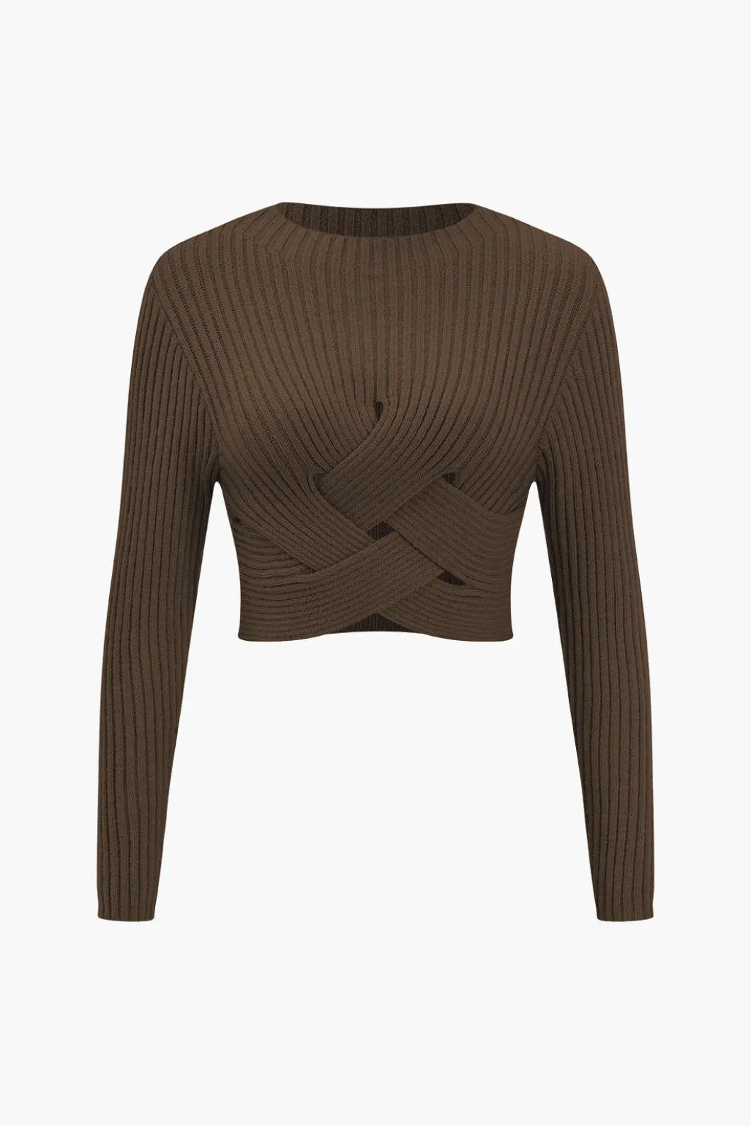 Crossed Sweater Long-Sleeve Top>MICAS Discount