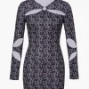 Cut Out Bodycon Mini Dress>MICAS New