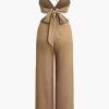 Cut Out Halter Neck Jumpsuit>MICAS Clearance