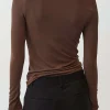 Cut Out Knot Long-Sleeve Top>MICAS Outlet