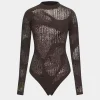 Cut Out Long Sleeve Bodysuit>MICAS Sale